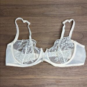 Simone Perle Cream Lace Bra 36C